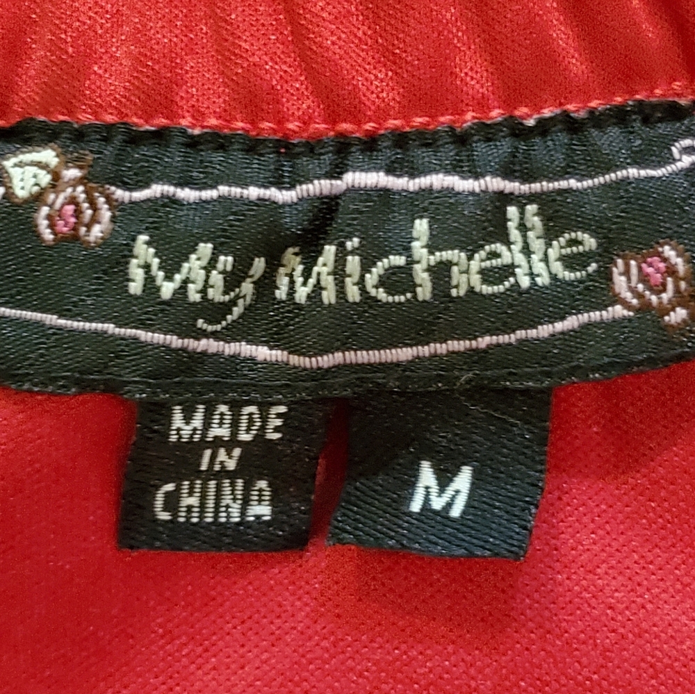 My Michelle Red Halter Top Dress - Picture 7 of 12